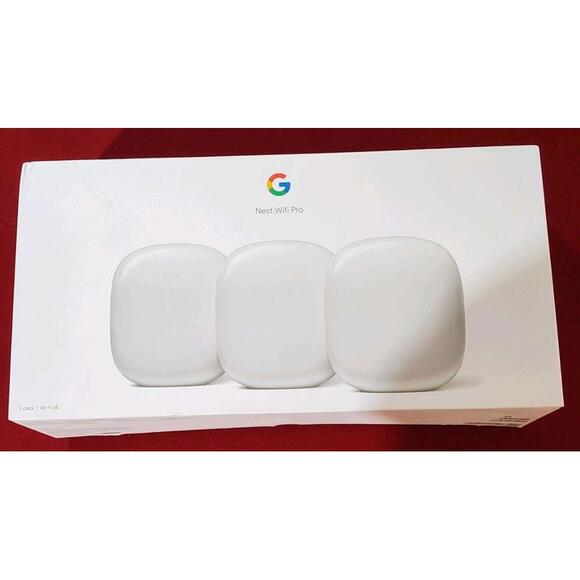 3 Google Wifi - AC1200 - Mesh WiFi System - Wifi Routers  in a Google Box